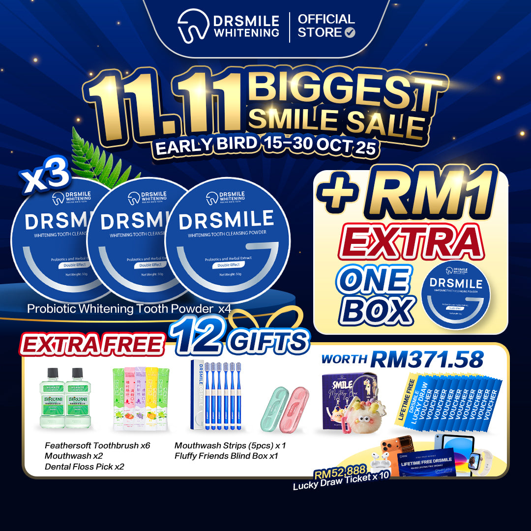 11.11 BIGGEST DEAL! RM1 for 1 Toothpowder💙