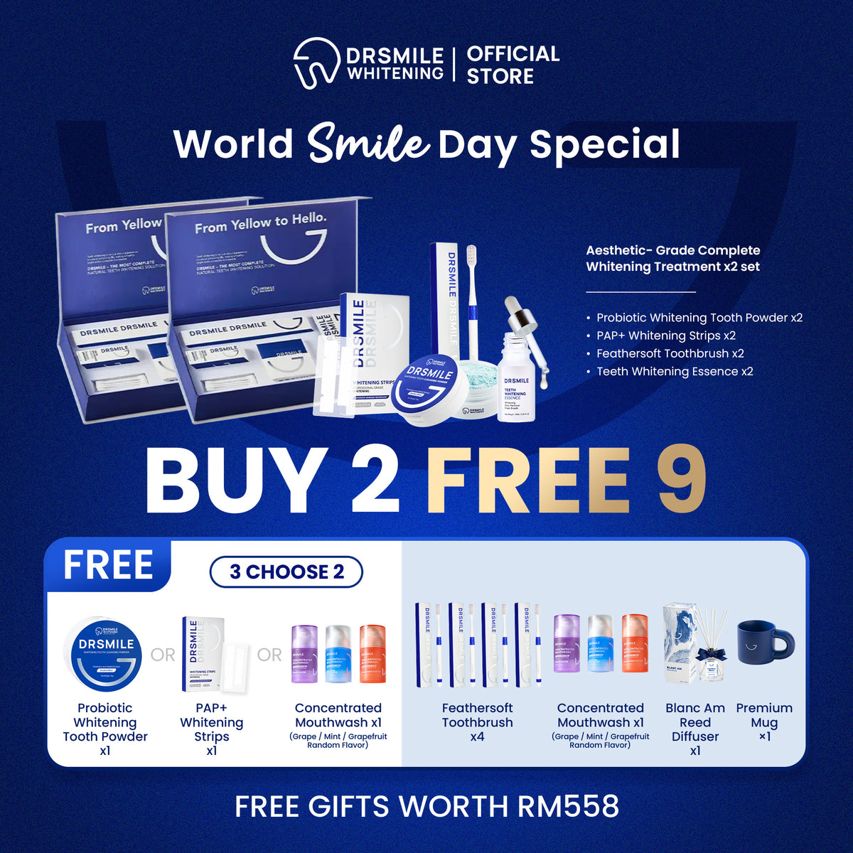 World Smile Day Special — Package D - BUY 2 FREE 9