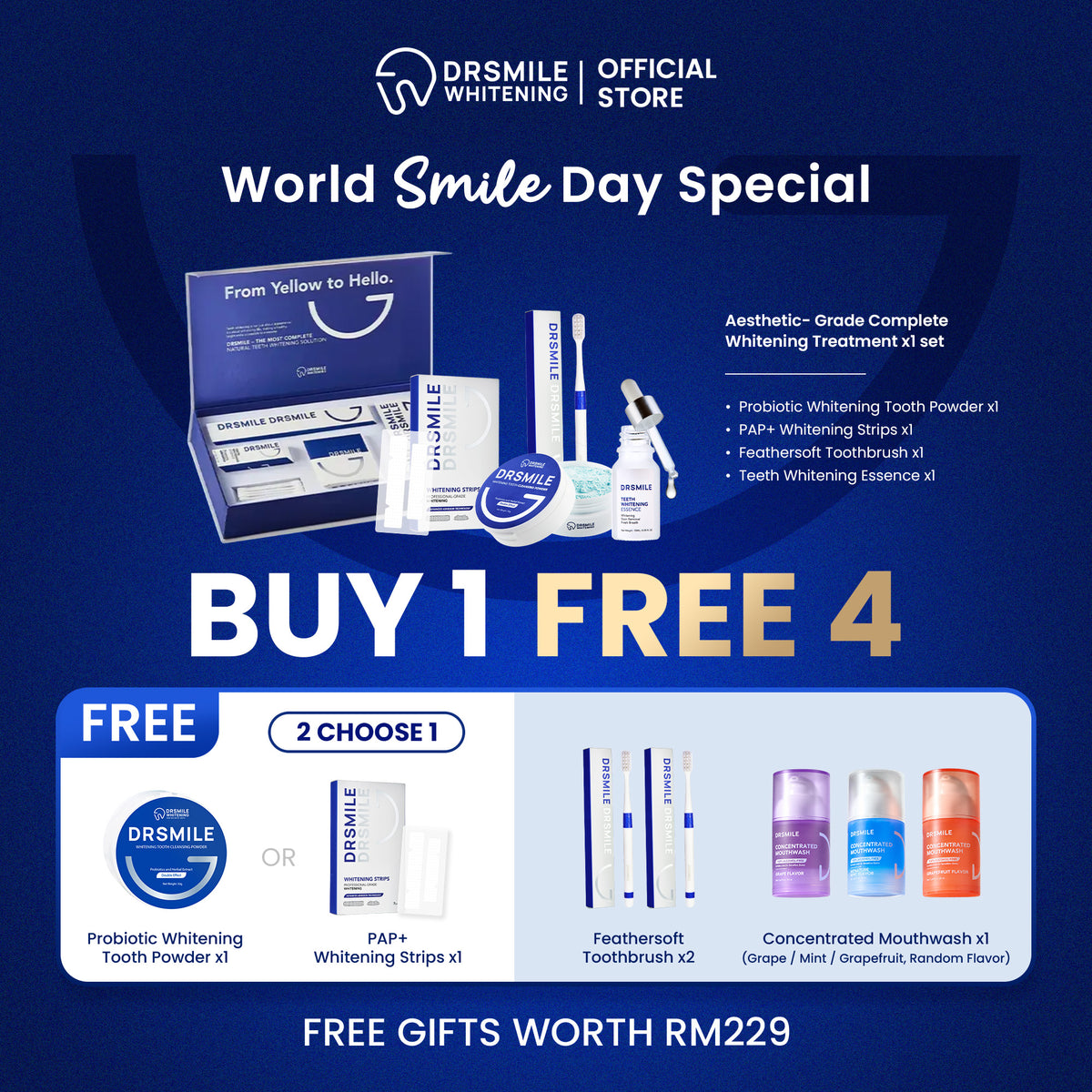 World Smile Day Special — Package C - BUY 1 FREE 4