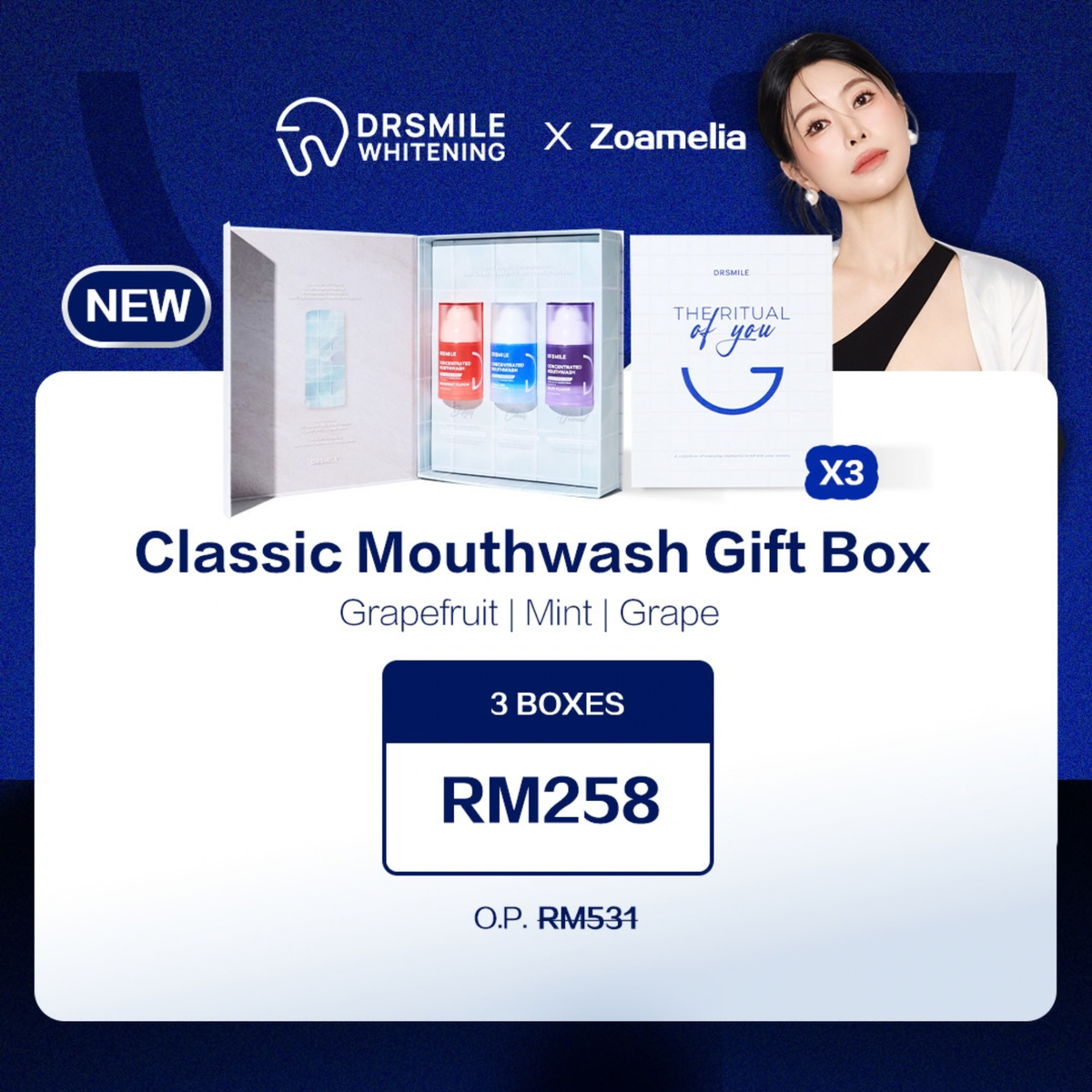 Zoamelia x DRSMILE — Moutwash Set Box x3