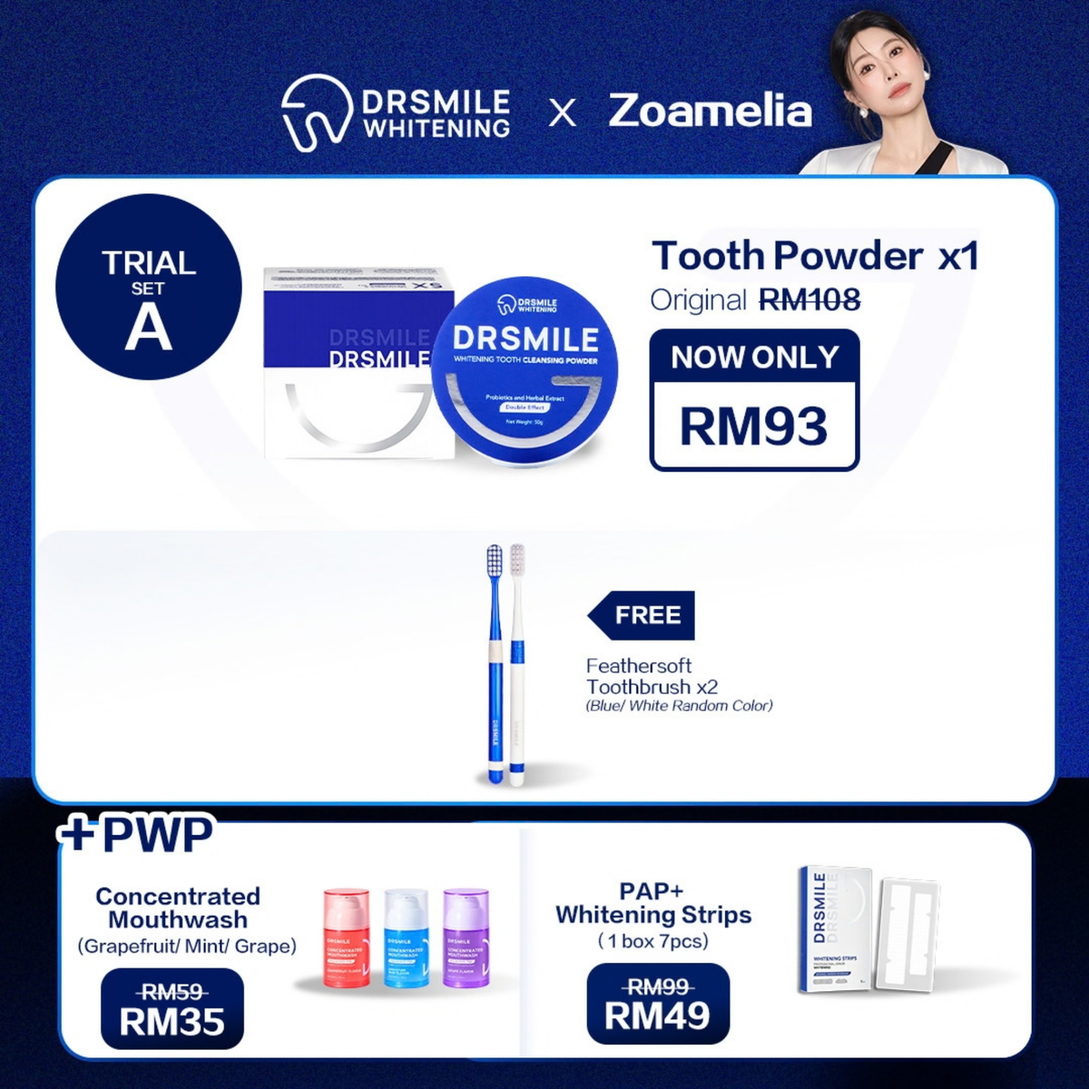 Zoamelia x DRSMILE — Trial Set A