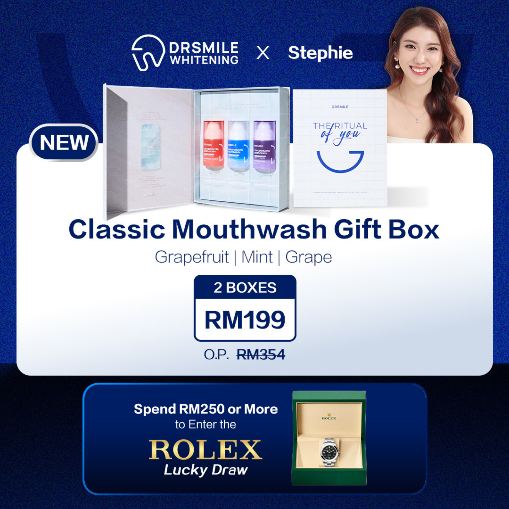 Stephie x DRSMILE — Mouthwash Set Box x2