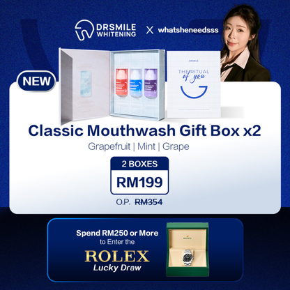 Whatsheneedsss x DRSMILE — Mouthwash Set Box x2
