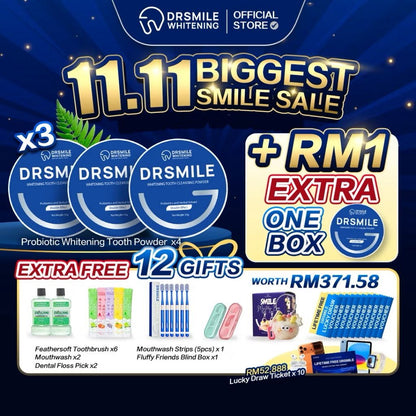 11.11 BIGGEST DEAL! RM1 for 1 Toothpowder💙